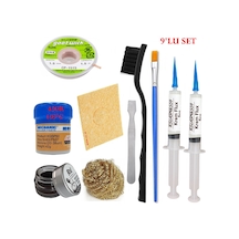 Mechanic Krem Lehim 183 C 42gr Havya Uc Temizleyici Flux Lehim Toplama Cp-1515 Lehim Emme Teli Spatula Seti05