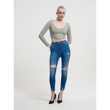 LOFT Natalie Skinny Fit Kadın Pantolon Lf2034315 Q1.v1 Denim