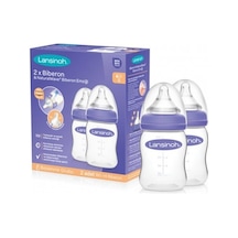 Lansinoh 75970 2'Li Natural Wave Silikon Uçlu Biberon Seti 160 Ml