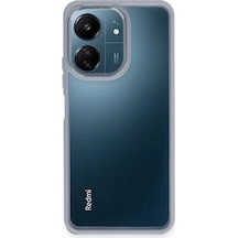 Newface Xiaomi Redmi 13c Kılıf Power Silikon - Sierra Blue Sierra Mavi