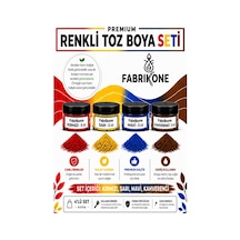4'lü Set Premium Parafin Soya Wax Toz Mum Boyası Hobi Seti - 5 Cc Kırmızı, Sarı, Mavi, Kahverengi Bkfab4ksrmkh5g Karışık