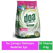 Doa Matik Toz Çamaşır Deterjan Renkliler 4 Kg