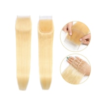 Peruk Tepesi Platin Renk Closure 18inch - Zmff-713973 Renkli
