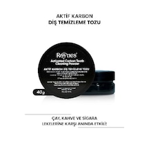 Royues Aktif Karbon Diş Tozu Diş Beyazlatma Tozu 40 G