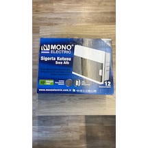 12li Sıva Altı Sigorta Kutusu Halogen Free Mono