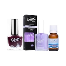 Kalyon Oje 307 + Oje Kurutucu Sprey 17 ML + Oje Çözücü