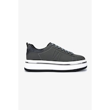 Valmenti Erkek Hakiki Deri Gri Sneakers & Spor Ayakkabı 381 21618 Erk Ayk Y25 Grı Gri