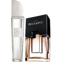 Avon Black Suede Erkek Parfüm + Pur Blanca Kadın Parfüm Seti
