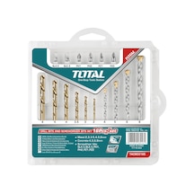 Total 16 Lı Matkap Ucu Ve Bits Seti