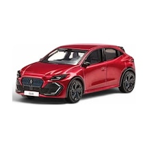 Renault Yeni Clio 6 Metal Araç Yakut Kırmızı 1:64 Ölçek