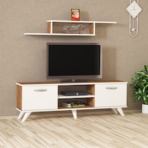 Kalenderdekor1 Kalender Dekor Pruitt Tv Ünitesi Prt02 Atlantikçam-Beyaz
