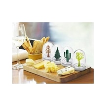 Dört Mevsim Baharatlık - Four Seasons Spice Shakers Şeffaf