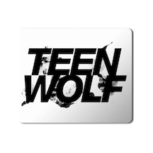 Teen Wolf Siyah Yazı Mouse Pad Mousepad