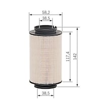 Bosch F026400354 Hava Filtresı Citroen: C3 II Sc- 1.1 1.4 09- Peugeot : 207 1.4 09-12 / 207 Sw 09-13