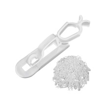 Szypzstore Noel Işık Klipsleri Hepsi Bir Arada Klipsler 100'lü Paket, C7, C9 Ve Işıkları Asmak Için Evrensel Oluk Ve Kiremit Klips Kancaları J1uwıy Beyaz