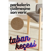 48'li Paket Kendinden Yapışkan Mobilya Keçesi Masa Ve Sandalye Ayak Koruyucu Kaydırmaz Zemin 20 Mm 144 Adet 144 Adet
