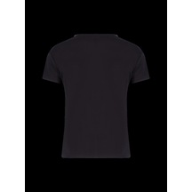 Lee Cooper Della Kadın Bisiklet Yaka T-shirt Siyah-15075-siyah