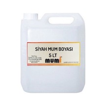 Sıvı Mum Boyası Siyah 5 Litre