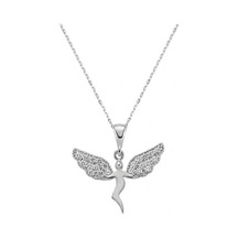 Gümüş Meleğim Bayan Kolye Sl1652 Gümüş Gümüş Meleğim Bayan Kolye Sl1652 Gümüş