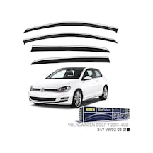 Volkswagen Golf 7 Niken Kromlu Cam Rüzgarlığı 4lü Set 2013 2020