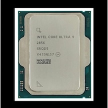 Intel Core Ultra 9 285k 24çekirdekli 40mb O/b Vga 1851p 125w Kutusuz-fansız
