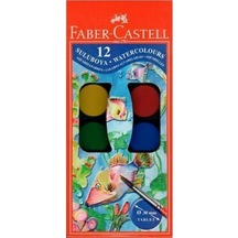 Faber-castell Sulu Boya Küçük Boy 12 Renk Turuncu
