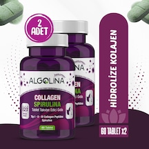 Algolina Collagen+Spirulina Takviye Edici Gıda 1260 Mg 2 x 60 Tablet