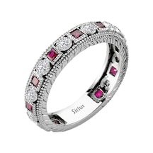 Sirius Pırlanta Ve Prenses Kesim Yakut Tamtur Yüzük 0807R0096