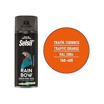 Selsil Rainbow Akrilik Sprey Boya Trafik Turuncu 400 Ml - Ral2004