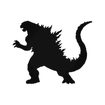 Godzilla Duvar Dekor Sticker 40 X 28 Cm