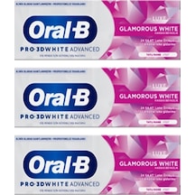 Oral-B Pro 3D White Advanced Luxe Glamorous Diş Macunu 3 x 75 ML