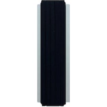 No: 2 Siyah Yassı Lastik - 10 Metre Süper Kalite