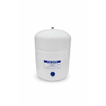 8 Litre Çelik Su Artıma Tankı Tank Vanası Beyaz