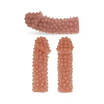 Erofoni Yeni Nesil Ultra Soft Yumuşak Dokulu 15 CM Lüks Realistik Penis Kılıfı﻿