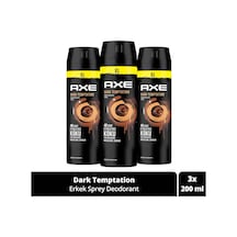 Axe Dark Temptation XL Erkek Sprey Deodorant 3 x 200 ML