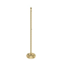 Sarı Gold Makam Bayrak Direği Sivri Alemli