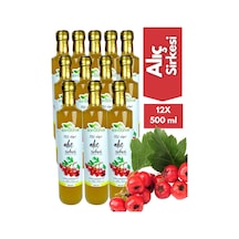 Alıç Sirkesi 500 Ml 12'li Paket - Organik Doğal Fermente