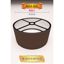 Kahverengi Lambader Başlığı 35 Cm Mega Boy