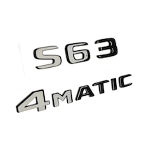 S 63 Ve 4matic Piano Black Bagaj Yazısı Üçgen Tip 3m 3d Abs
