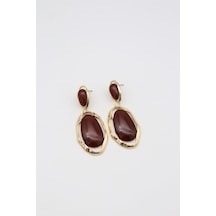 Çelik Küpe 14 K-17568 6,5 Cm Çok Renkli
