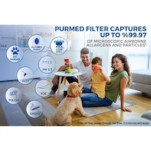 Purmed Winix Zero N Hava Temizleyici Uyumlu Filtre Seti - Filtre R. Hepa Filtre + 4 Karbon