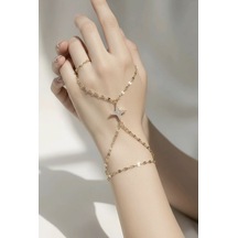 Monalisa Home Gold Renk Lüks Şahmeran Beyaz 62462878