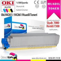 Oki Mc851Cdxn Uyumlu Toner Takım