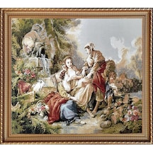 Figüratif Seri-27 Dokuma Goblen Kumaş-Romeo&Juliet5
