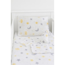 More Home Bebek Müslin Set %100 Pamuk 7 Parça Battaniye Ağız Bez