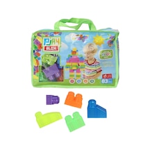 Play Blox 2939 Neon Renkler Mega Blok Seti 83 Parça Yeşil Çantalı