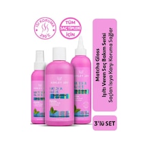 Matcha Gloss Işıltı Veren 3'lü Saç Bakım Seti