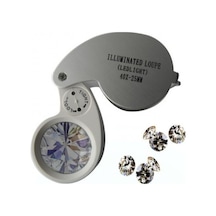 Nikula-mini 40x25mm Takı Büyüteç, Cep Büyüteç, Teftiş, Elmas Pullar, Madeni Kontrol Lup Mg21011