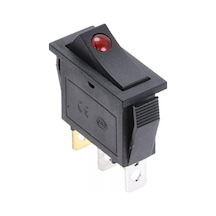 Ic-113A Dar Nokta Işıklı Anahtar On-Off 220V 10X25Mm Çap 5 Adet