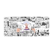 Porge Gaming Mouse Pad 70x30, 90x40 Mouse Pad Xxl Büyük Dikişli Oyuncu Mouse Pad Speed Mousepad One Piece Luffy, 80x30 Cm